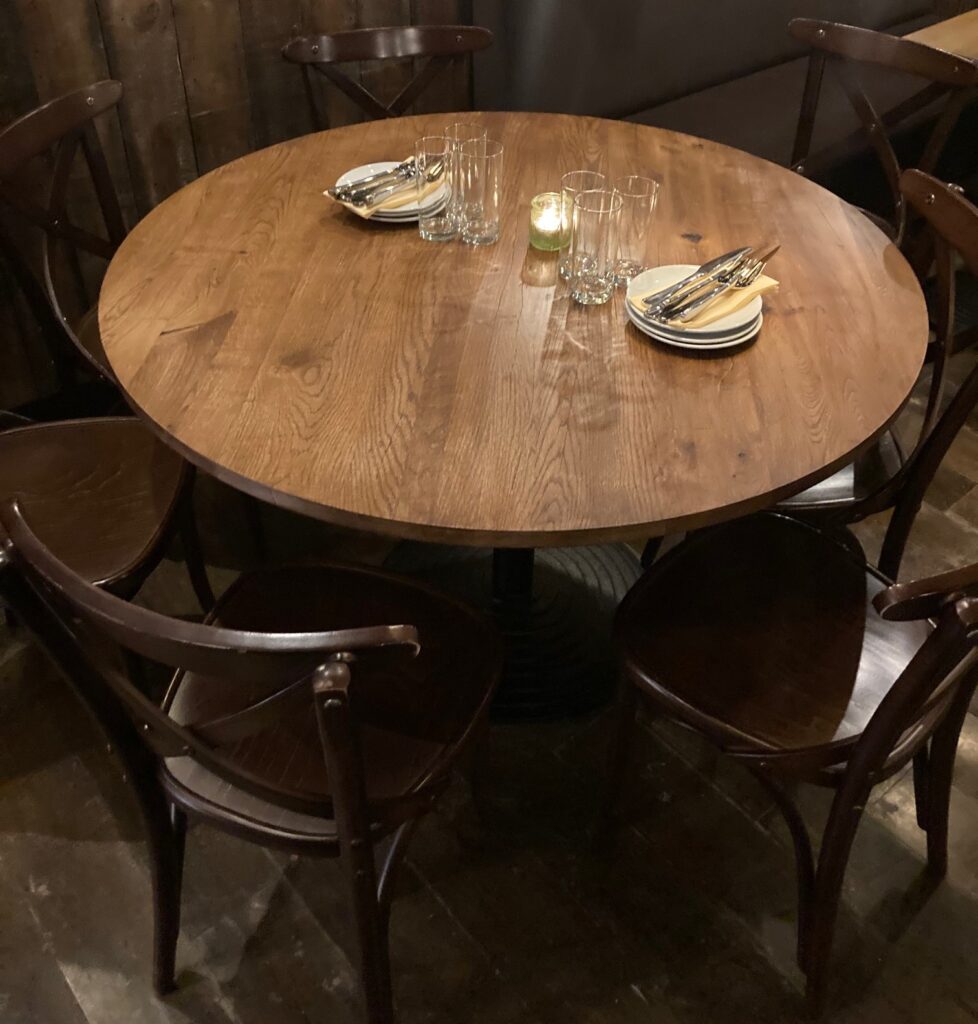 Custom size modern tables in solid oak | Tablemaker | bespoke options ...